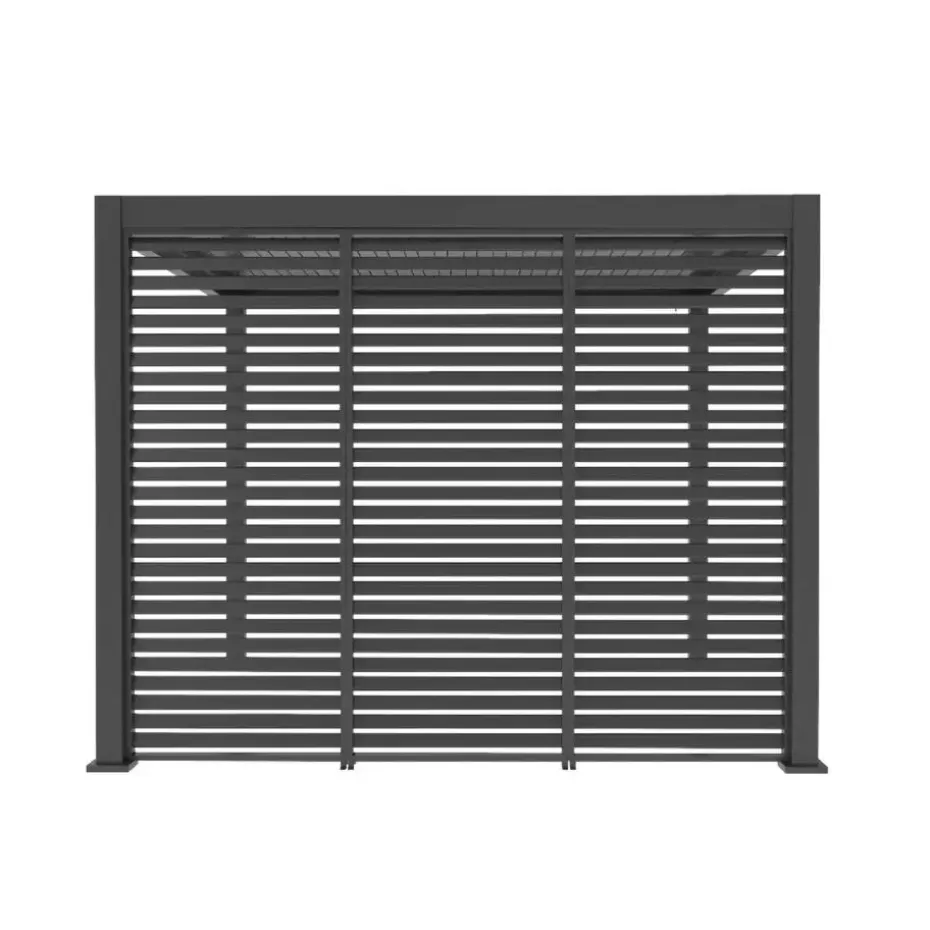 Mirador Louvre shutter paneel (voor 3M kant) antraciet 1 stuk