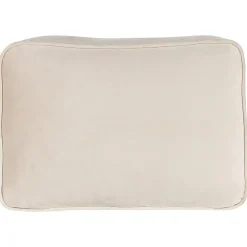 MIRAMAS - Chaise longue - Beige - Rechterzijde - Fluweel