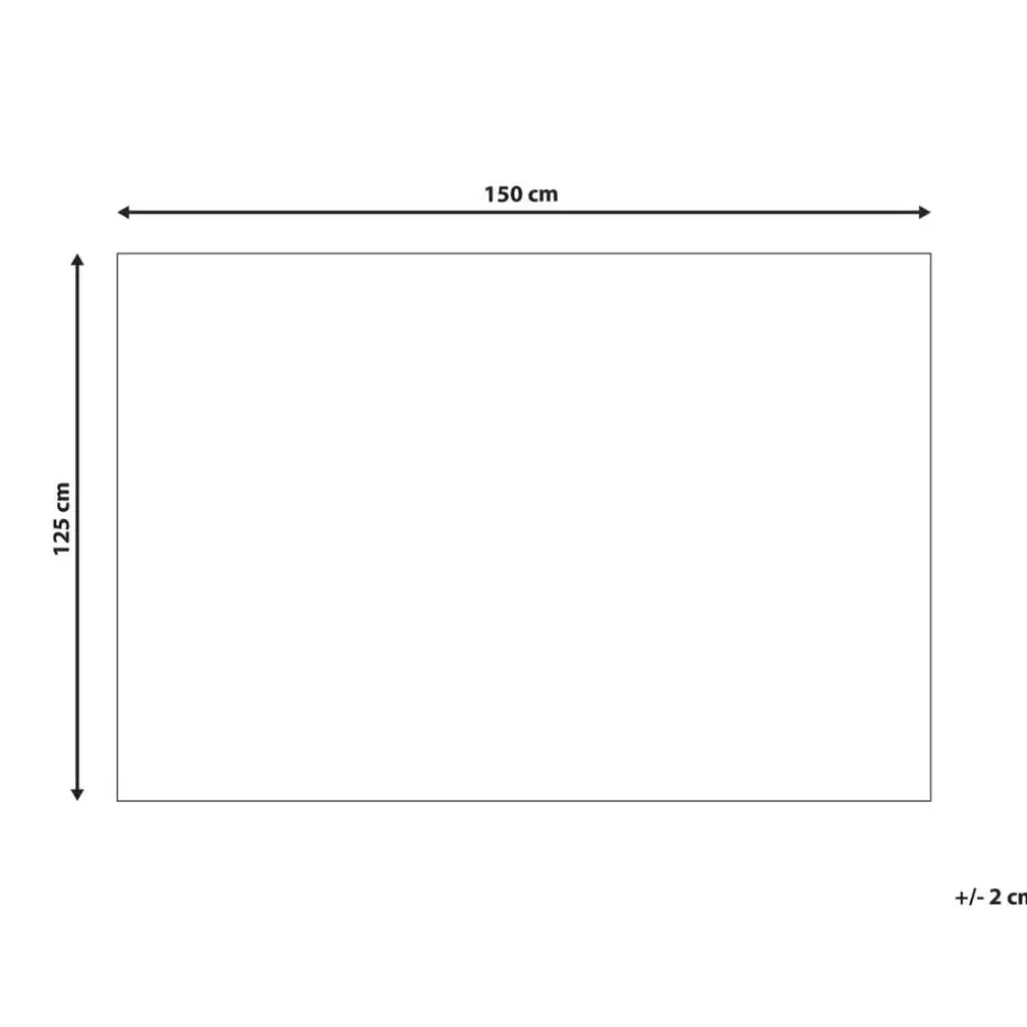 MIRGE - Plaid - Beige - 125 x 150 cm - Polyester