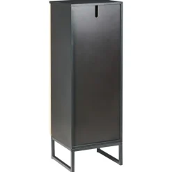 MISCANTI - Badkamerkast - Lichtbruin/Zwart - 30 x 90 cm - Bamboehout