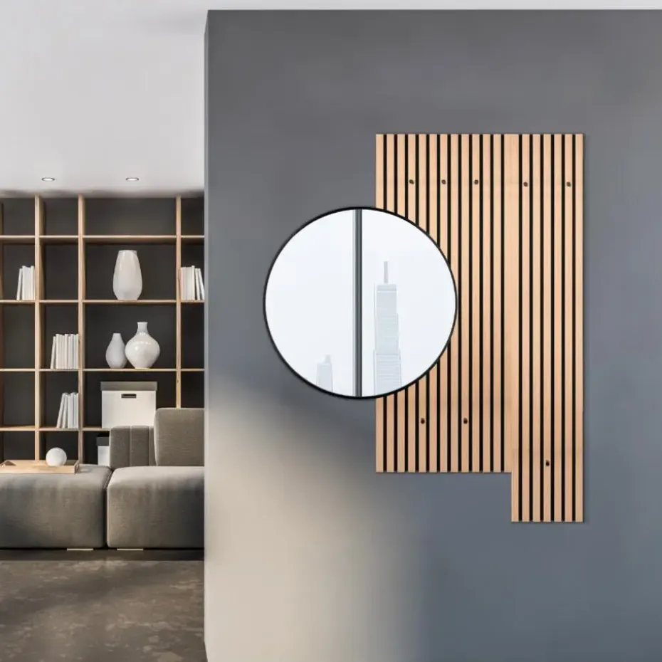 MISOU Kapstok 5 haken Grace - Bruin