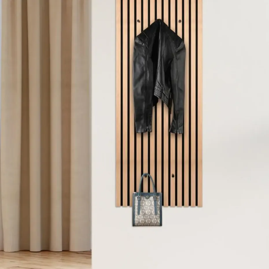 MISOU Kapstok 5 haken Grace - Bruin