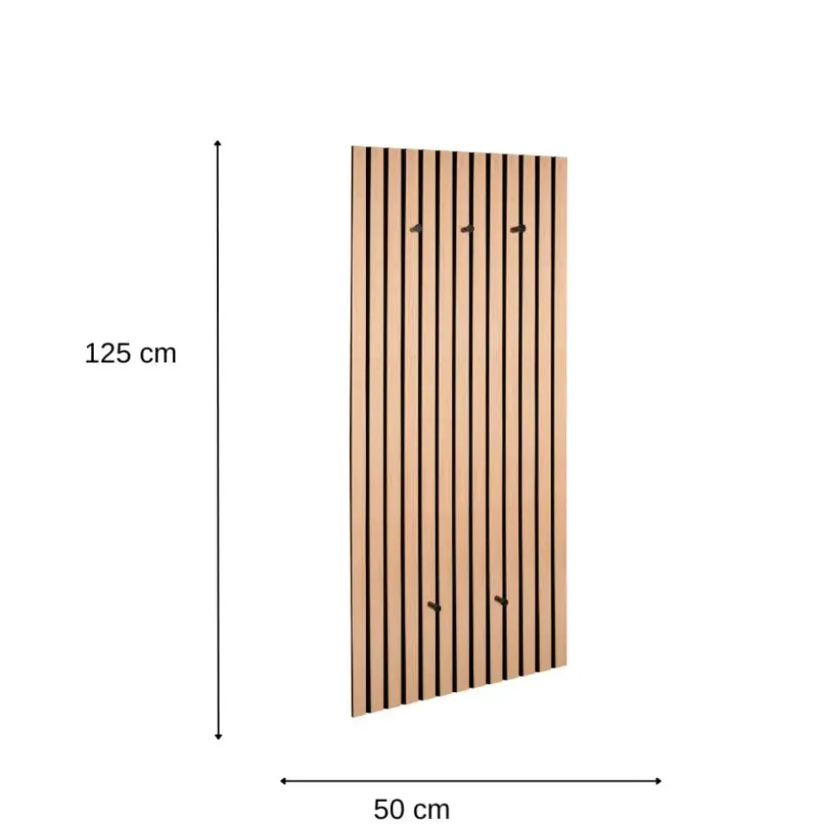 MISOU Kapstok 5 haken Grace - Bruin
