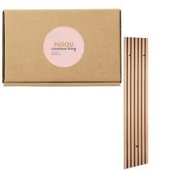 MISOU Kapstok 3 haken Grace - Bruin