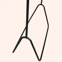 MISOU Kledingrek Metaal Industrieel Zwart 80x44x145cm