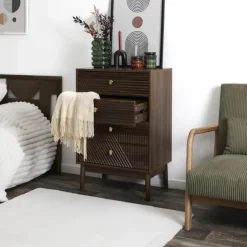 MISOU Ladekast 4 lades Tiffany - Bruin