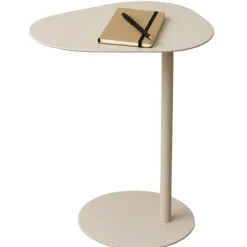 MISOU Organische Bijzettafel op Voet - Beige