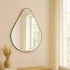 MISOU Spiegel Druppel Design Britta - Zwart