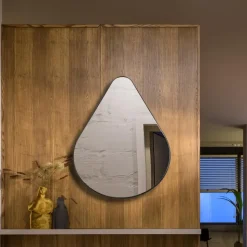 MISOU Spiegel Druppel Design Britta - Zwart