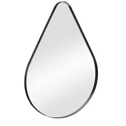 MISOU Spiegel Druppel Design Britta - Zwart
