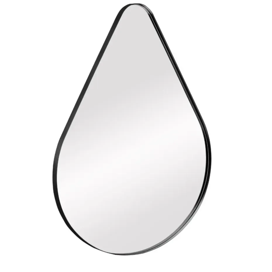 MISOU Spiegel Druppel Design Britta - Zwart