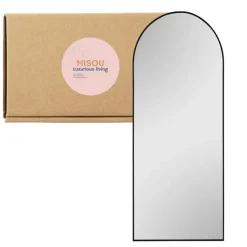 MISOU Spiegel Halfrond Julia - Zwart