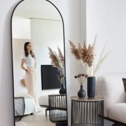 MISOU Spiegel Halfrond Julia - Zwart