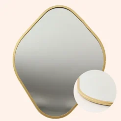 MISOU Spiegel Organische Vorm Goud 25x34cm