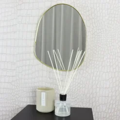 MISOU Spiegel Organische Vorm Goud 30x39cm