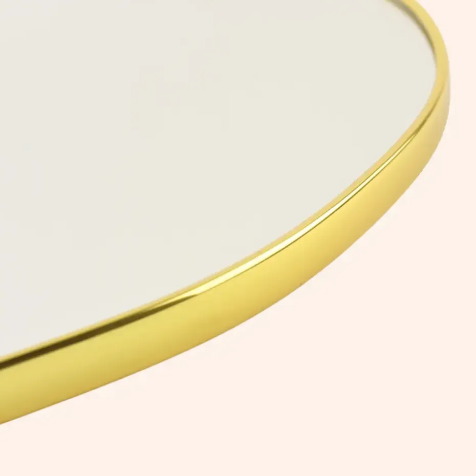 MISOU Spiegel Organische Vorm Goud 30x39cm