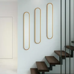 MISOU Spiegel Ovaal Moni - Goud