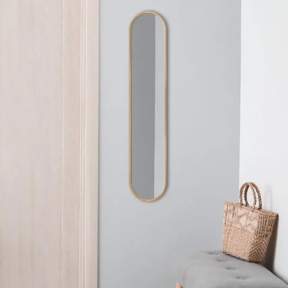 MISOU Spiegel Ovaal Moni - Goud