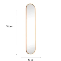 MISOU Spiegel Ovaal Moni - Goud