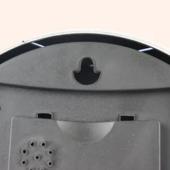 MISOU Tafelklok Zwart Metaal Goude Wijzerplaat 19cm