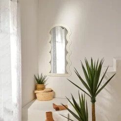 MISOU Wandspiegel Organische Vorm - Wit