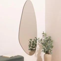 MISOU Wandspiegel Organische Vorm - Zilver