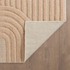 Modern Japandi Vloerkleed - Roze - Boho Scandinavisch - 200x290 cm Laagpolig