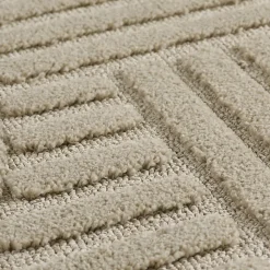 Modern Japandi Vloerkleed - Beige - Boho Scandinavisch - 160x230 cm Laagpolig