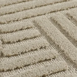 Modern Japandi Vloerkleed - Beige - Boho Scandinavisch - 140x200 cm Laagpolig