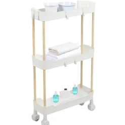Modern Spirit Keuken/badkamer trolley - 3 laags - 40 x 70 cm