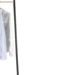 Modern Spirit Kledingrek enkele stang - metaal- zwart - 80x145cm