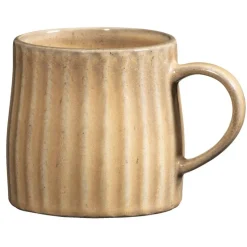 Mok met oor Mila - beige - stoneware - 340 ml