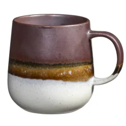 Mok met oor Pippa - paars - stoneware - 400 ml