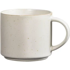 Mok met oor Studio - crème - stoneware - 380 ml