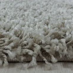 Monaco Soft Shaggy Hoogpolig Vloerkleed Beige - 300x400 CM