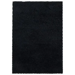 Monaco Soft Shaggy Hoogpolig Vloerkleed Black - 240x340 CM