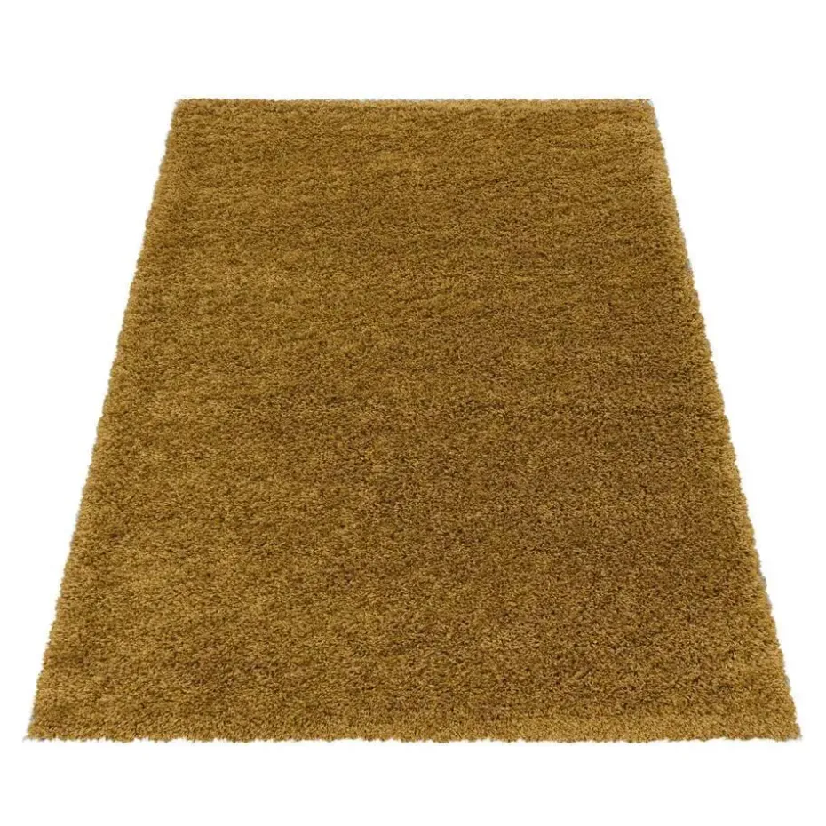Monaco Soft Shaggy Hoogpolig Vloerkleed Goud - 160x230 CM