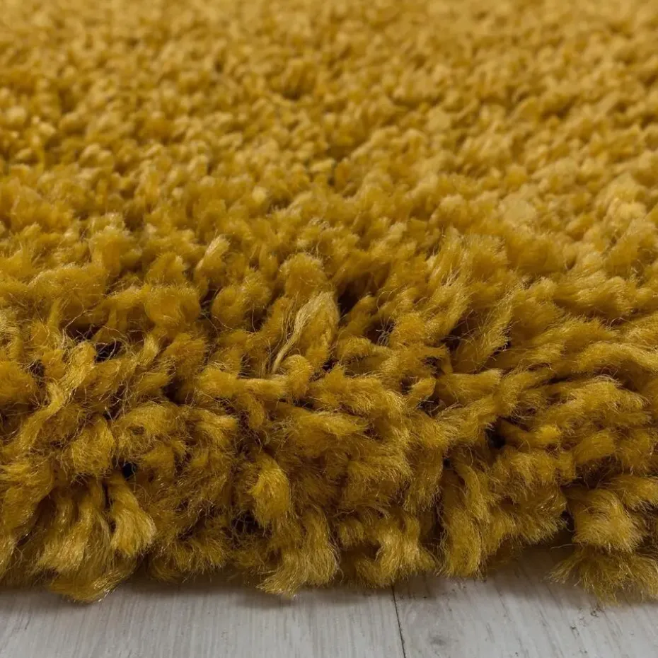 Monaco Soft Shaggy Hoogpolig Vloerkleed Goud - 160x230 CM
