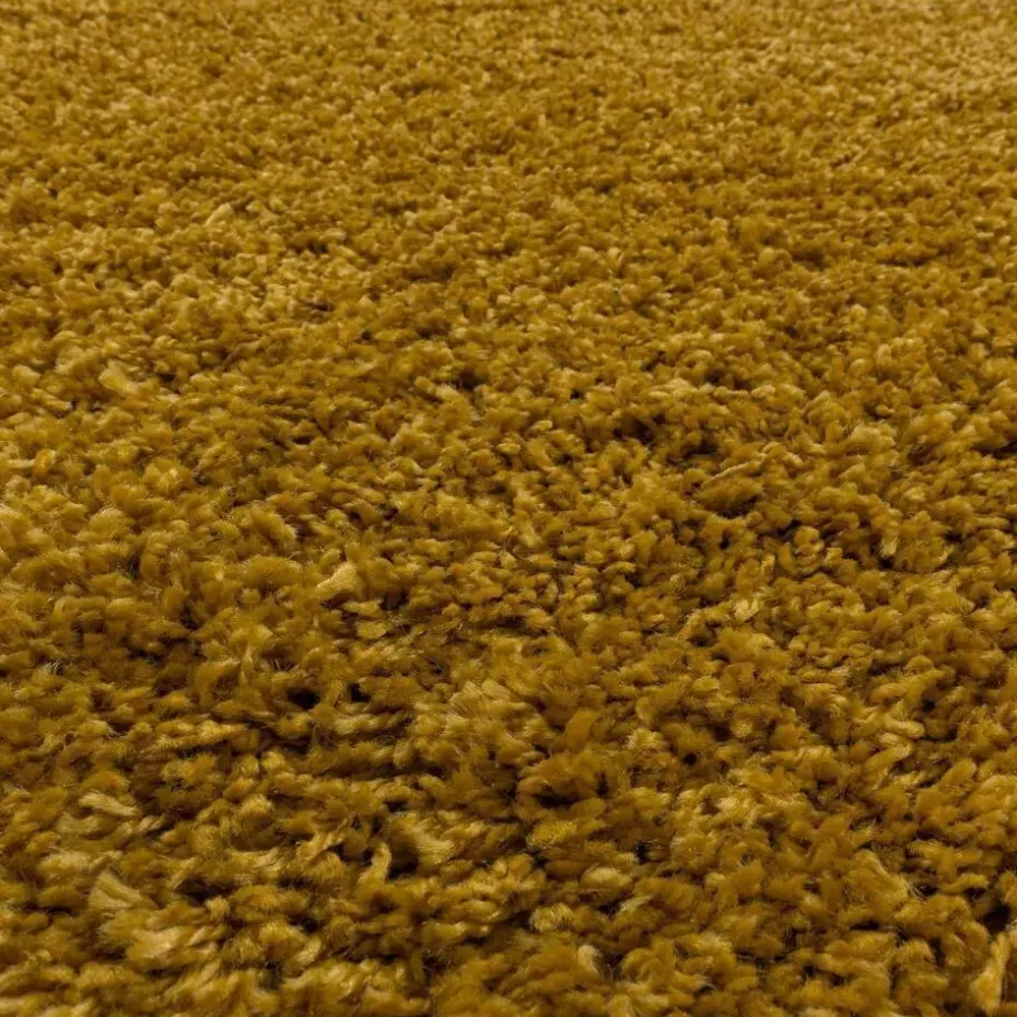 Monaco Soft Shaggy Hoogpolig Vloerkleed Goud - 160x230 CM