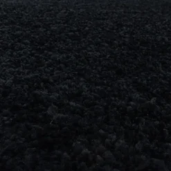 Monaco Soft Shaggy Hoogpolig Vloerkleed Black - 160x230 CM