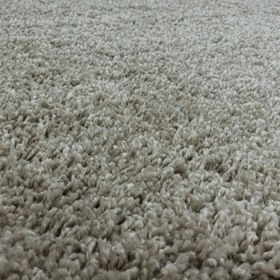 Monaco Soft Shaggy Hoogpolig Vloerkleed Beige - 240x340 CM