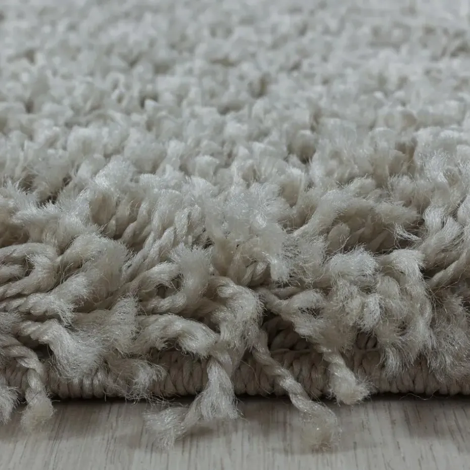 Monaco Soft Shaggy Hoogpolig Vloerkleed Beige - 140x200 CM