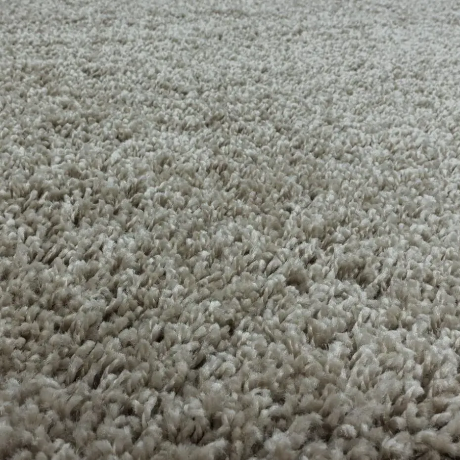 Monaco Soft Shaggy Hoogpolig Vloerkleed Beige - 140x200 CM