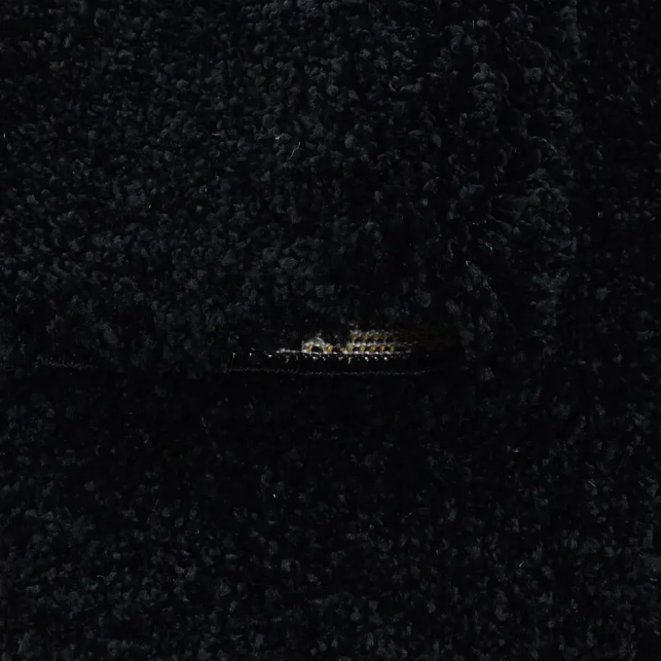 Monaco Soft Shaggy Hoogpolig Vloerkleed Black - 140x200 CM