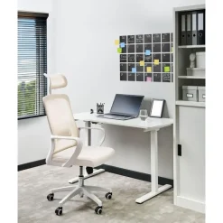 MONARCH - Bureaustoel - Beige - Stof