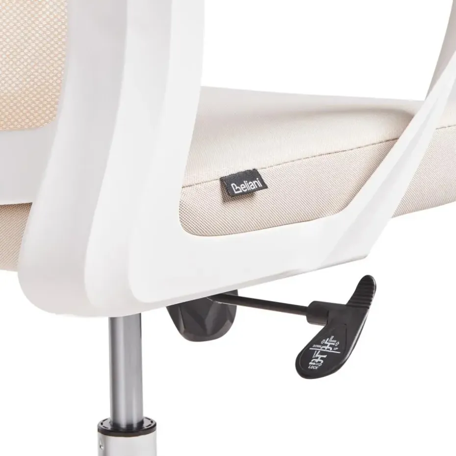 MONARCH - Bureaustoel - Beige - Stof