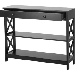 MONTGOMERY - Consoletafel - Zwart - MDF