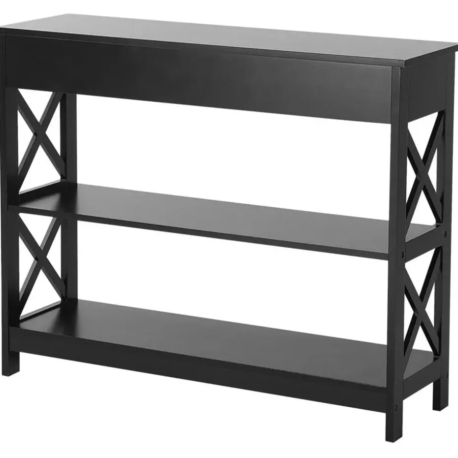 MONTGOMERY - Consoletafel - Zwart - MDF