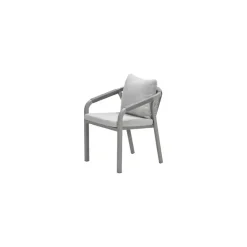 Monti dining fauteuil - taupe - rope grey sand - valley sand