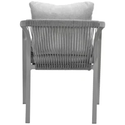 Monti dining fauteuil - taupe - rope grey sand - valley sand
